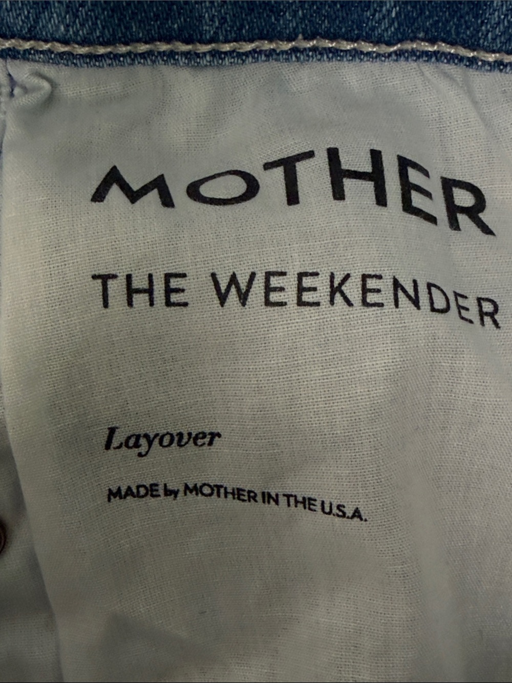 Mother The Weekender Blue Jeans Size 29 in Layover - Picture 10 of 14